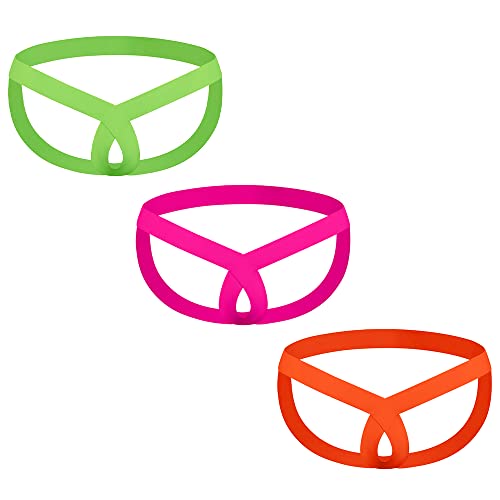 Men's Sexy Jockstrap Elastic Bikini Underwear Fashion Low Rise Hollow Out Design Briefs