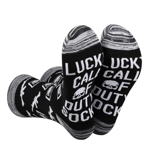 CENWA 1 Pair Call Game Lover Gift Video Games Socks Gifts for Gamers