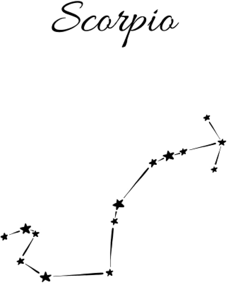Scorpio: Zodiac Signs Notebook | for Teens, Kids, Students, Adults | for Work, School, Collage | 6x9 Inches, 110 Pages