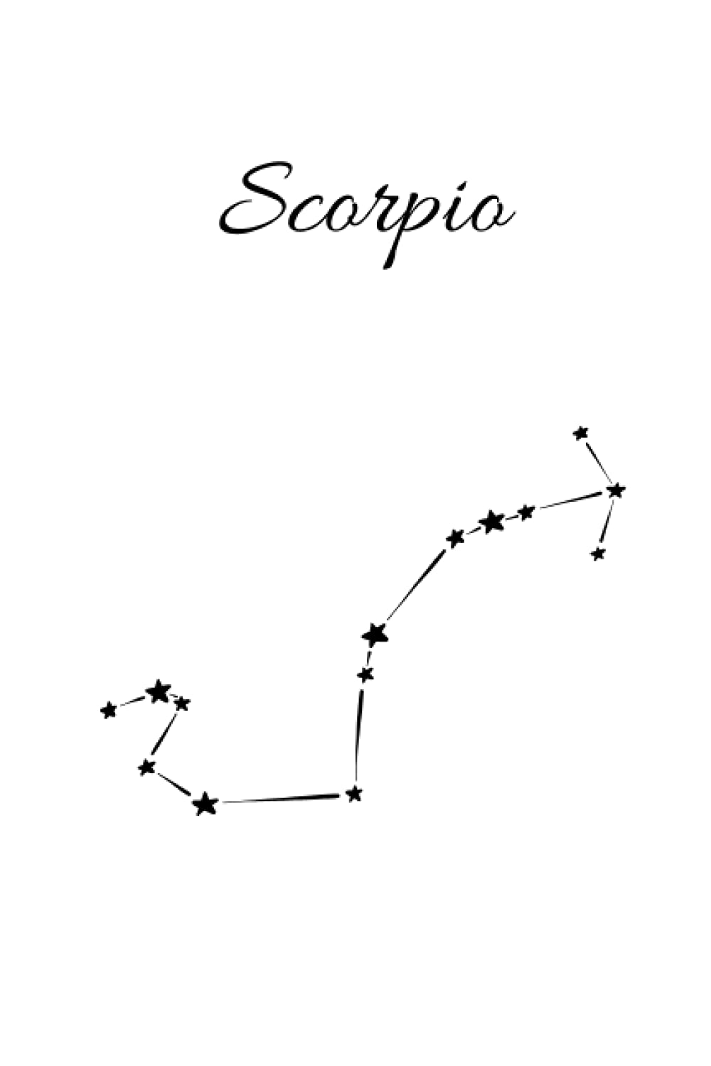 Scorpio: Zodiac Signs Notebook | for Teens, Kids, Students, Adults | for Work, School, Collage | 6x9 Inches, 110 Pages