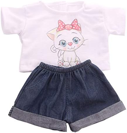 Zeagro Doll Clothes, Doll Clothes Dress Outfit Clothes Set for 18 inch American Girl Doll Gift(# 1)