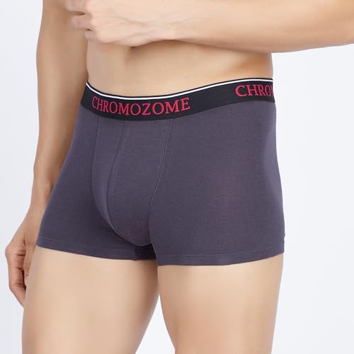 Image of Chromozome Mens Cotton-Stretch Trunks (Pack of 2)
