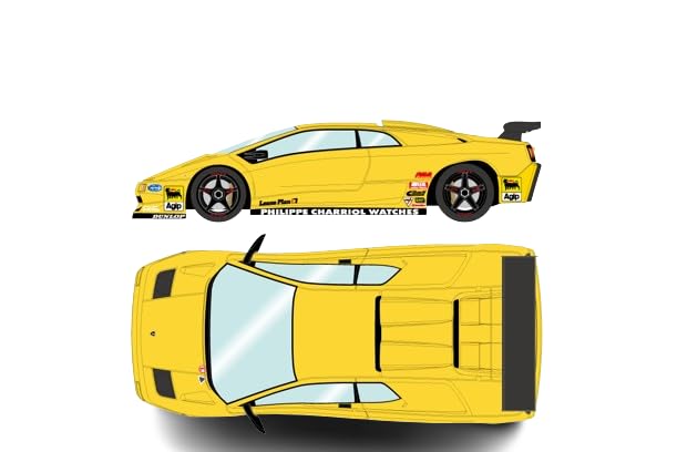 Makeup, EIDOLON 1/43 Lamborghini Diablo SVR Racing 1996 Yellow