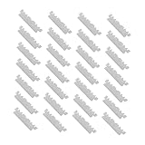 immagine prodotto MUCKLILY 100 Pezzi Rasoio Inossidabile per Barbershop Lamette Monofacciali per Facile Usare e Scivolo per La Del Maschile
