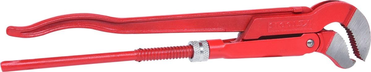 KS Tools 113.1500 Alicates para tubos en ángulo de 45°, 1,1/2"