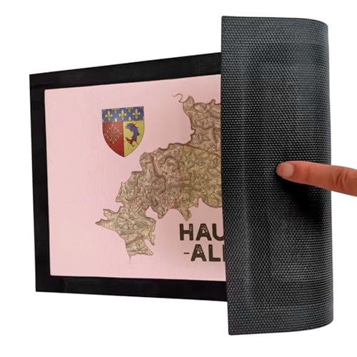 Paillasson Rose Hautes Alpes 05 tapis d'entrée vintage Gap PACA 60x40cm