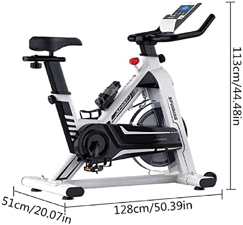 Image of Exercise Bike Indoor Cycling Bike Magnetic Upright Bike Stationary Bike LCD Monitor Belt Drive Infinite Resistance