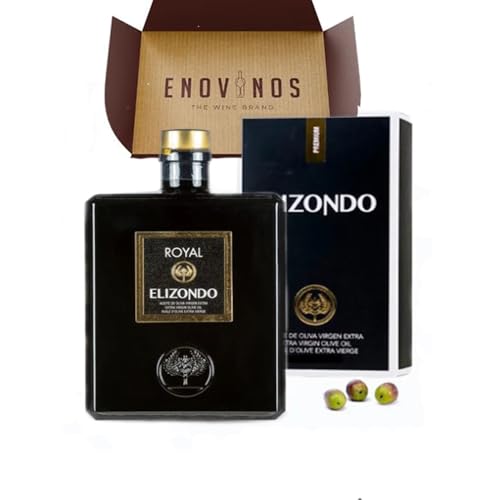 ELIZONDO - Aceite de Oliva Virgen Extra Premium Royal Con Estuche - 1000 ml - Mejor Seleccion ENOVINOS