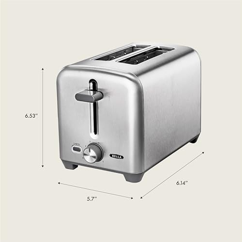 Bella 17262 Stainless Steel 2 Slice Toaster With Extra Wide Slots & Removable Crumb Tray thumb #6