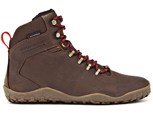 vivobarefoot Men's Tracker FG M Leather Walking Shoe, Dark Brown, 46 EU/(12-12.5) M US