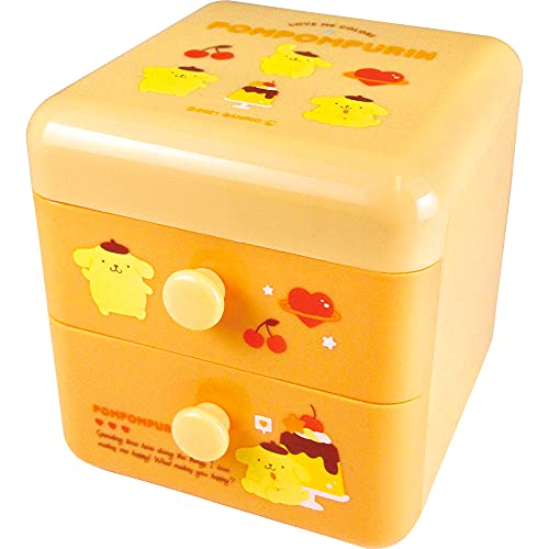 ティーズファクトリー 2段チェスト 10.1×11×10.9cm サンリオ ラブミーカラーズ/ポムポムプリン