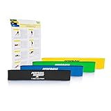 PERFORMBETTER+ Minibands Set, Vielseitige Fitnessbänder für effektives Ganzkörpertraining im Bereich Kraft und Ausdauer, 4 Stärken