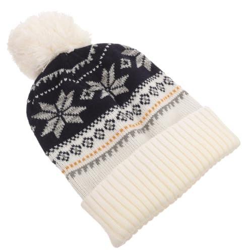 Chapeau tricoté de Noël pour vos sorties en famille et marchés d'hiver enneigés