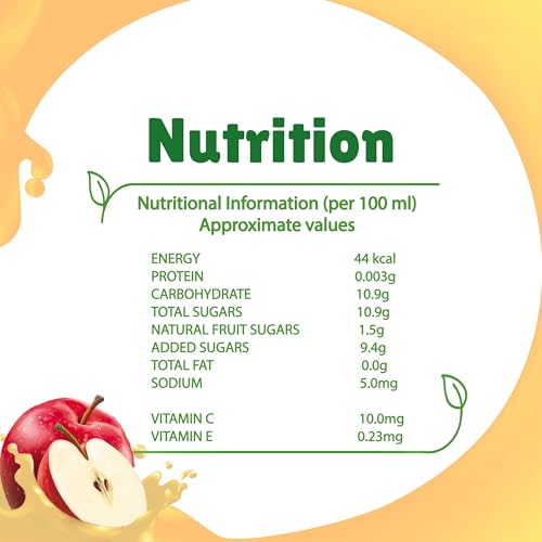 Image of B Natural Apple Juice, Vitamin C & E, 1 litre