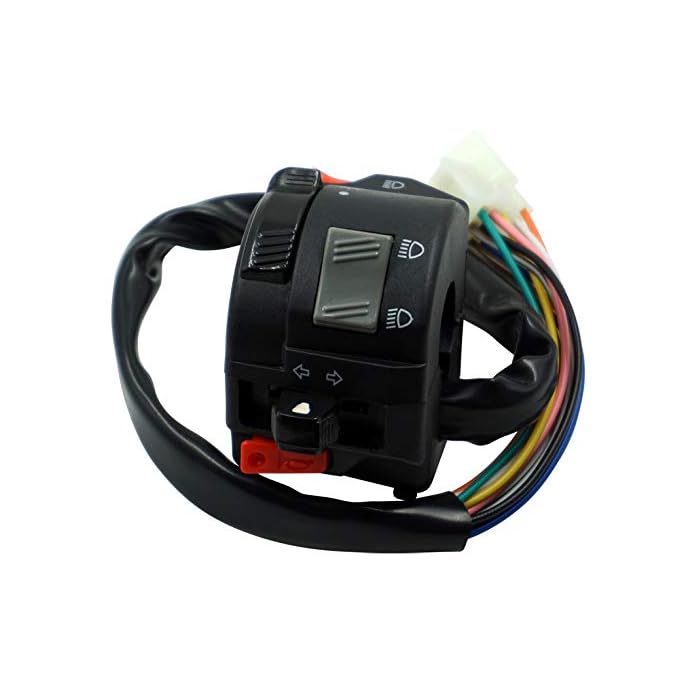 Buy Motorcycle Left Control Handlebar Switch with Wiring Harness