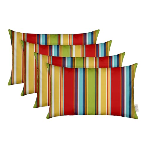 RSH Decor Lumbar Outdoor Pillows