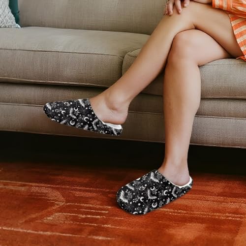 Jeiento Womens Cozy Slippers Warm Comfy Indoor House Shoes Soft Cushion Slip-on Spa Slippers3