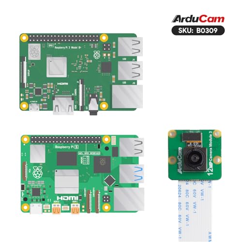 Capteur IMX708 caméra Raspberry Pi 5 Arducam 12 MP module 3 grand angle 102 degrés fixe focus