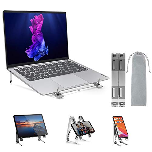 Laptop ständer, ergonomischer Aluminium Laptop Stand, Universal PC Halter, Halterung, Riser für MacBook Air/Pro, Dell, HP, Samsung, Lenovo