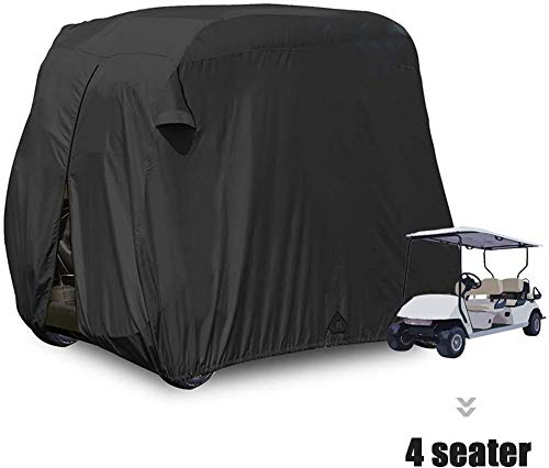Cubierta del tractor4 pasajeros del carro de golf cubierta de equipo al aire libre, en polvo resistente al agua con agua, revestimiento de PVC para la cubierta de coches EZ GO, Club Car, Yamaha
