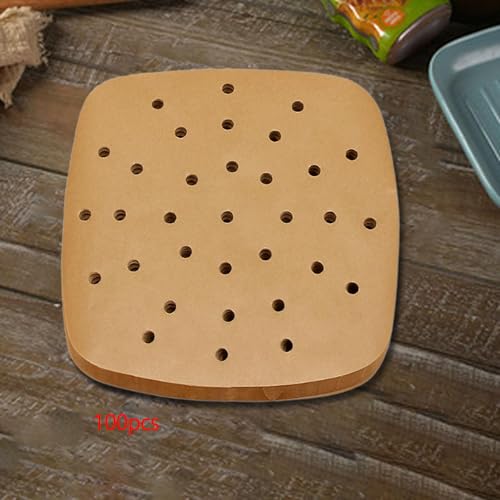 Papel pergamino antiadherente de 18.5 cm para evitar que los alimentos se peguen en la parrilla 6