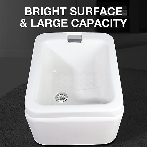 Bañera de masaje para pies acrílica portátil 56x46x34 cm miniatura 2