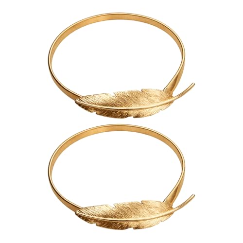 VBK Embrasse pour Rideaux, Lot de 2 Attache Rideaux Pince en Métal, Rideau Tieback Élastique Boucle Solide pour Stores et Rideaux, Pratiques et décoratives...