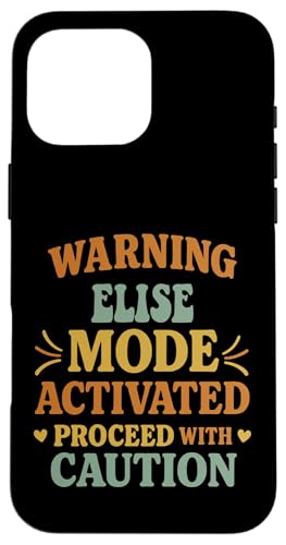 ELISE Personalized Women's Gift Custom ELISE �X�}�z�P�[�X iPhone 16 Pro Max �p