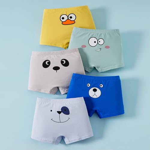 Image of Boxer Boys Briefs Underwear Kids Cotton Shorts Underpants Size Years Pack of 5