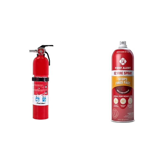 Buy FIRST ALERT Fire Extinguisher, Garage Fire Extinguisher, Red