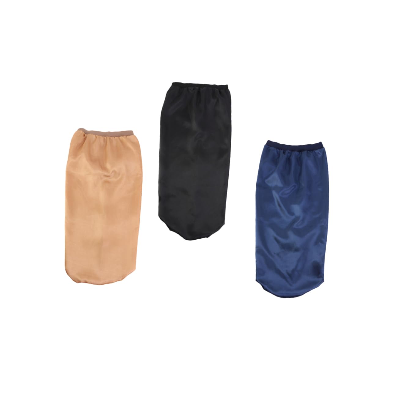 Healvian 6piezas Gorro De Sintética Elástico Para Dormir Protección Capilar Negro Dorado Para Cuidado Del Cabello y Oncológicos