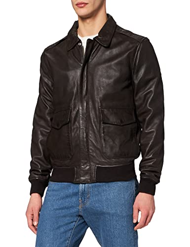 Schott NYC Lcflightwx kurtka męska, brązowy (brown), XL