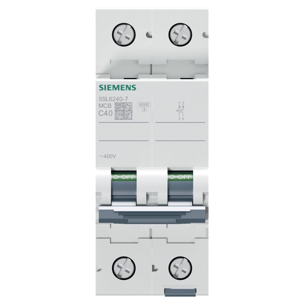 5SL62407 Interruptor automático magnetotérmico 2P 40A Curva C 6kA 400V