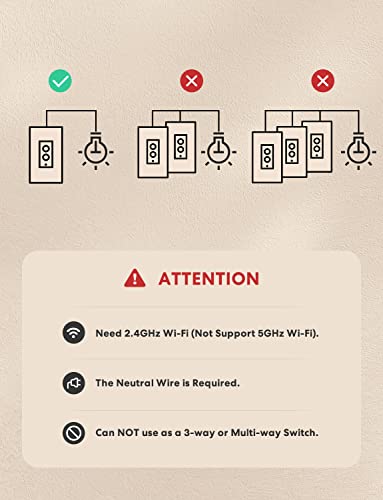 Meross MSS560 Smart Dimmer Switch Single Pole Supports Apple Homekit thumb #3