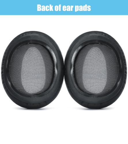 Almohadillas de repuesto compatibles con auriculares Sony WH-CH710N | Color titanio, espuma de memoria de alta densidad y cuero de proteína suave miniatura 5
