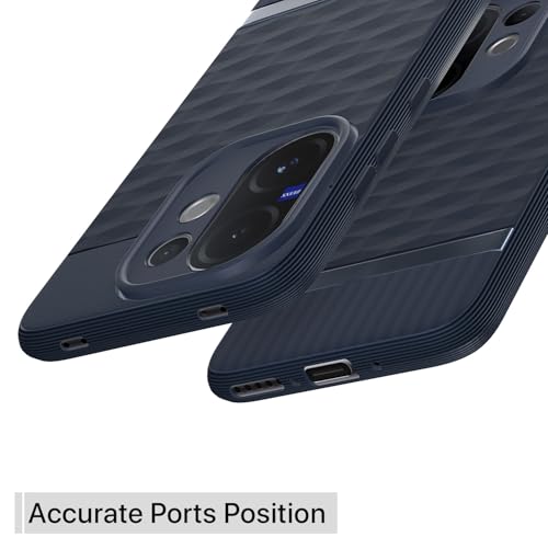 Image of Outlouders Back Cover for Vivo V60 5G / Vivo T4 Pro 5G | Full Camera Protection | TPU Soft Flexible Shockproof Bumper Case (Blue)