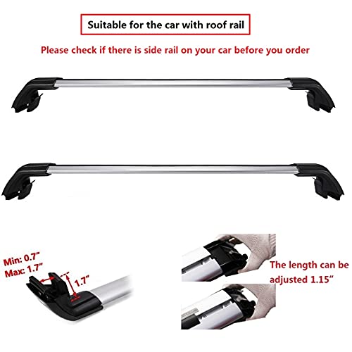 Saremas Aluminum Cargo Racks For Lexus Rx Rx350 Rx450H Rx350L Rx450Hl 2016-2022 Roof Rack Cross Bars Rail Luggage Carrier Lockable Accessories #TOP6