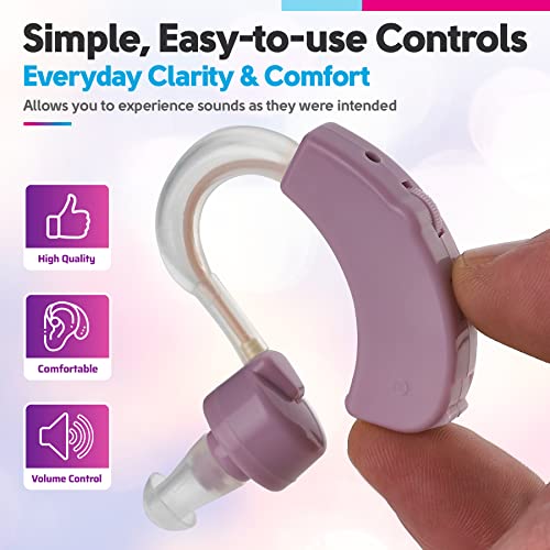 Premium Listening Set Of 2 Small Bte Amplifiers Personal Audio Headphones Pair Device Daily Living Sports And Outdoors #TOP6