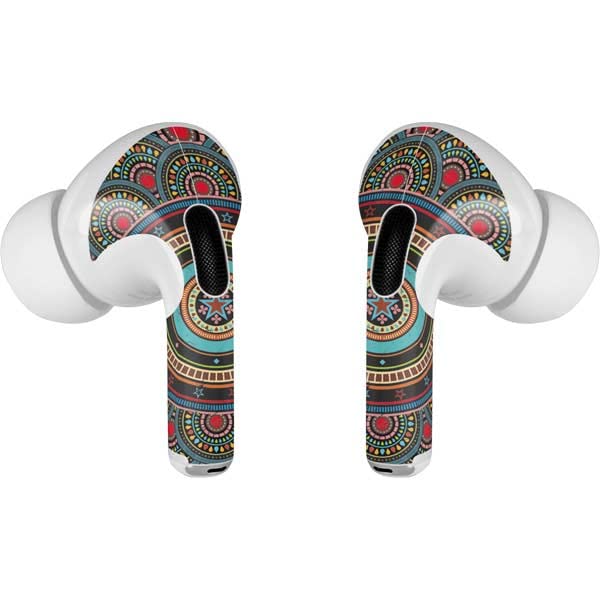 Skinit Decal Audio Skin Compatible with Apple AirPods Pro (2rd Gen, 2022) - Skinit Originally Designed Infinite Circle Colored Design