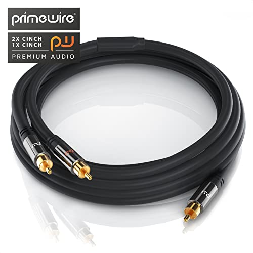 Primewire Cavo da 1 x RCA a 2 x RCA
