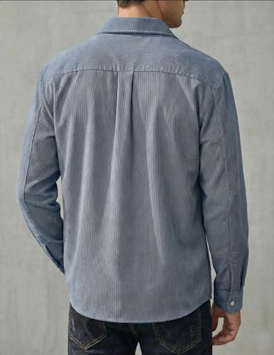 Image of ZAFUL Men's Shacket Aztec Print Shirt Jacket Flannel Button Up Turndown Collar Overshirt Chest Pocket Button Flap Thick Shirt