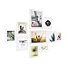 Produktbild PHOTOLINI 10er Bilderrahmen-Collage Basic Collection, Modern, Weiss, aus MDF, inklusive Zubehör/Foto-Collage/Bildergalerie/Bilderrahmen-Set