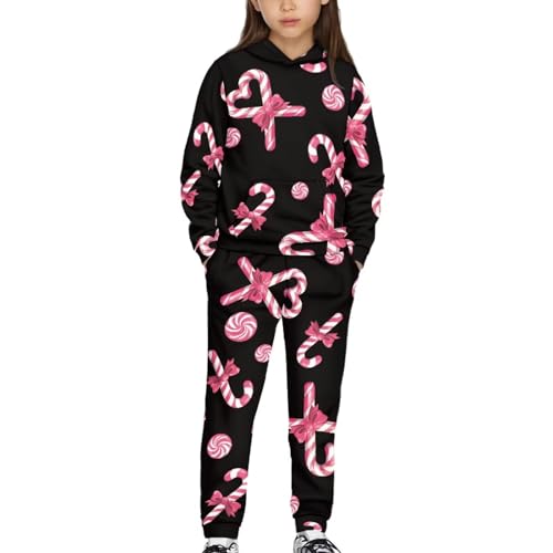 Youth Hoodie Pullover Sweatshirts 2024 Trendy Colorful Vibrant Sweatpants Set Youths Winter Fall Spring Wear