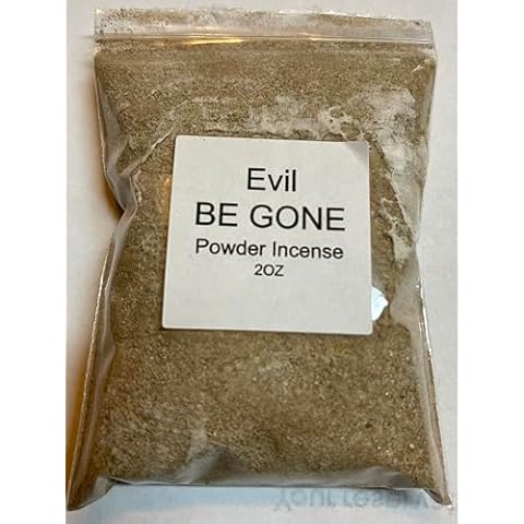 The Better Scents Evil Be Gone! Incense Powder- A Powerful Blend of Various Scent 2 OZ Bag to be Used Over Charcoal in Incense Burner (not Included), Natural, EVG2OZ Cover