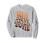 retro groovy riccio coily curvy caramel cutie afro melanina felpa
