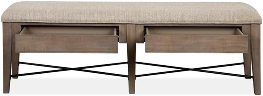 Magnussen Paxton Place Bench with Upholstered Seat