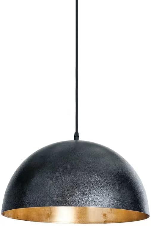 LTBFDDC Modern Minimalism Industrial Iron Metal Cage Hanging Lighting Fixtures Dome Shade Kitchen Ceiling Pendant Lamp E27 Adjustable Height Chandelier Kitchen Island Farmhouse Pendant Light