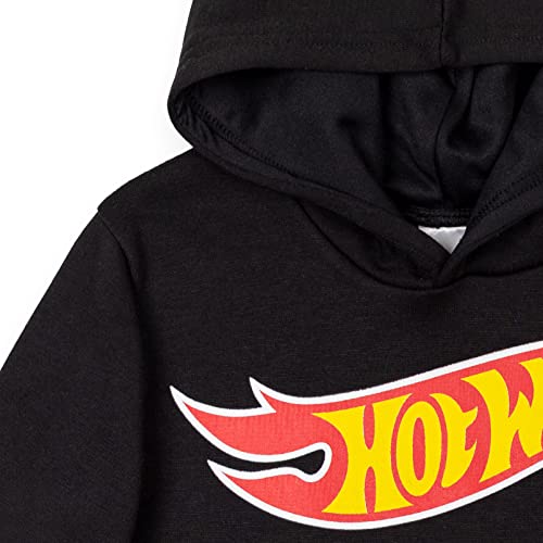Image of Hot Wheels Boys' Fleece Hooded Sweatshirt Toddler to Big Kid