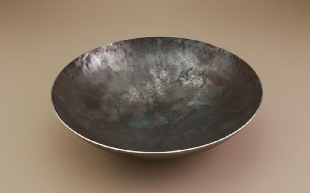 Pure Iron Mixing Bowl for Mehendi & Hair Color | Traditional Lohe ki Kadhai | Natural Dark Black Hair Care Tool-image-22