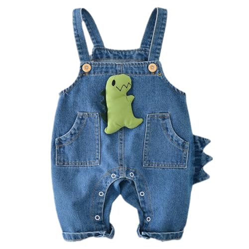 Salopette jean bébé garçon fille anti-irritation en coton